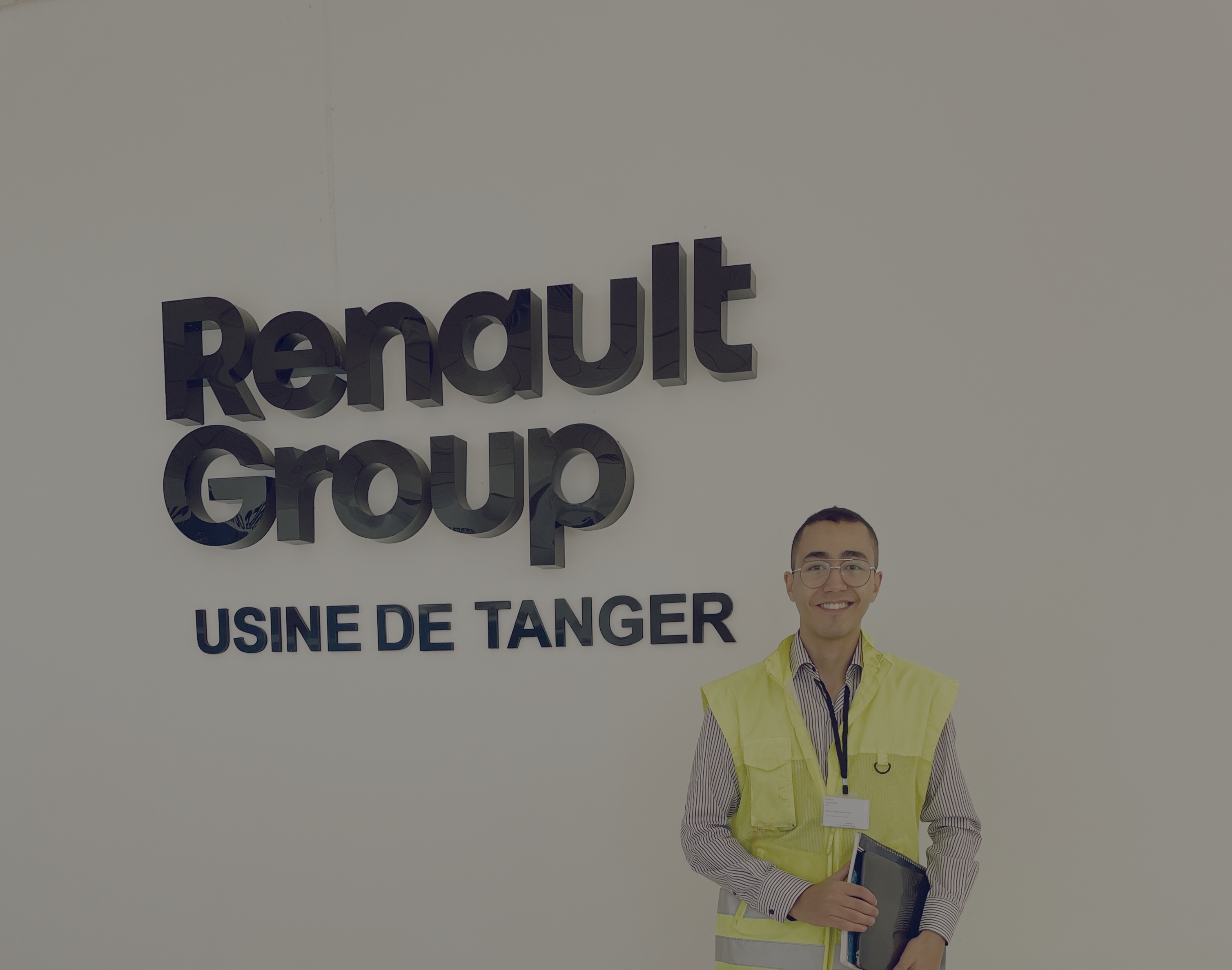 Mehdi Adib Alaoui at Renault Group Usine de Tanger